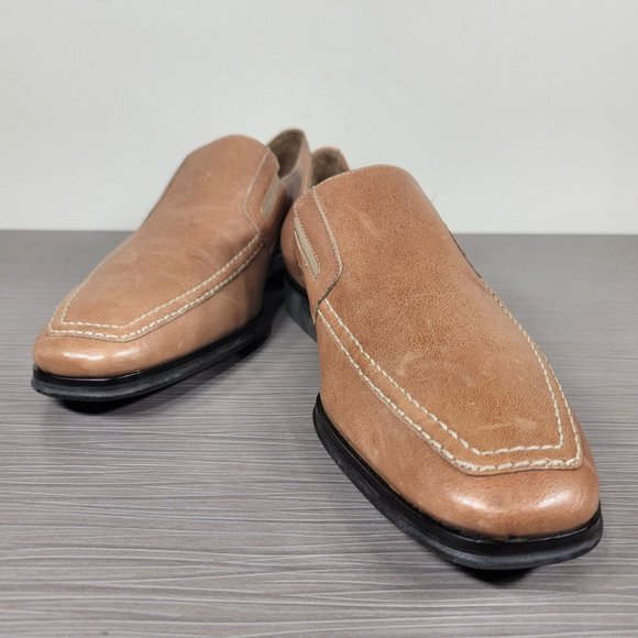 Bruno Magli Raging Slip On Loafers,Tan Leather 8 M - Picture 4 of 11
